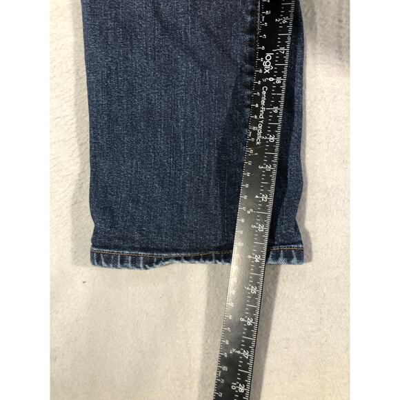 Lauren Ralph Lauren Classic Straight Jeans Women Dark Wash Denim 14P, petite - Picture 3 of 7